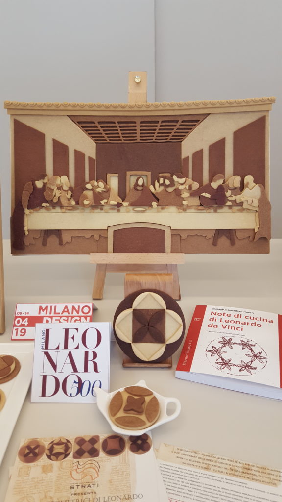 Strati Atelier celebra Leonardo da Vinci con opere in Pastafrolla
